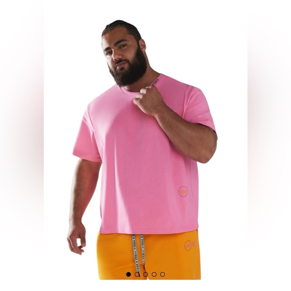 Unisex Savage x FENTY Pink Heartbreaker Essential Heavy Jersey Tee Large NWOT - Picture 6 of 8